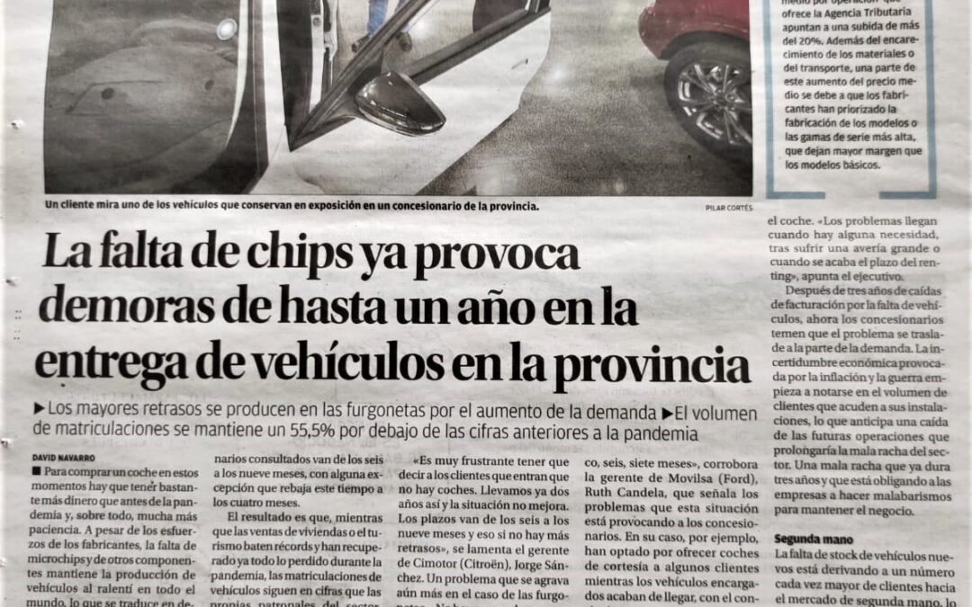 El Diario Información de Alicante / Elche / Baix Vinalopó / Vega Baja, vuelve a contactar con Cimotor Sevicio Oficial Citroën Crevillent para conocer la actualidad en el sector automovilístico.